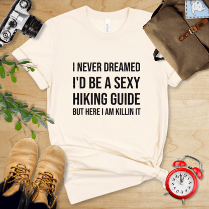 Printify T-Shirt Natural / S Sexy Hiking Guide Shirt