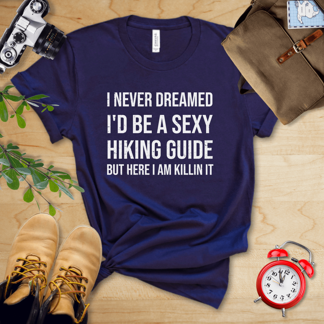 Printify T-Shirt Navy / S Sexy Hiking Guide Shirt