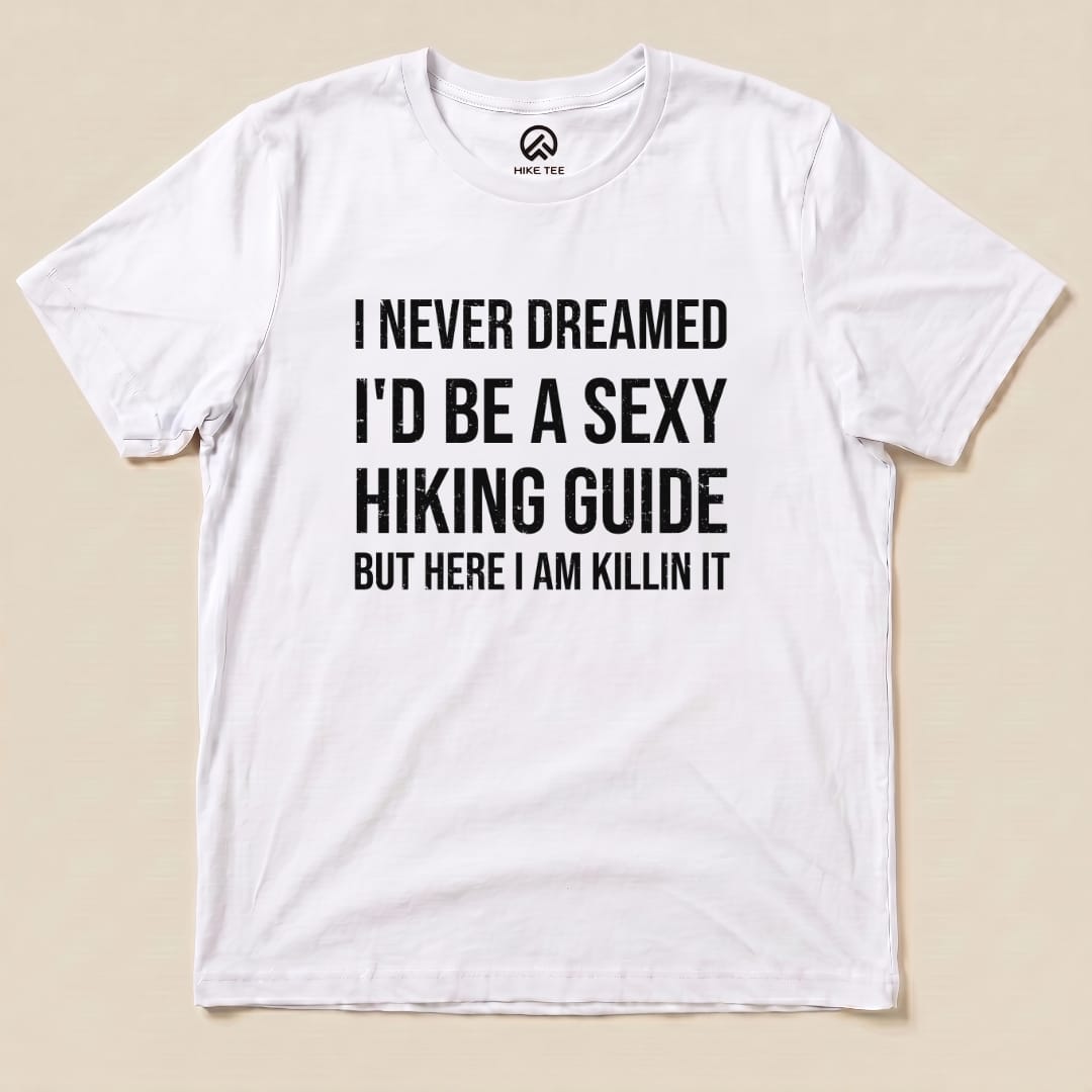 Sexy Hiking Guide Shirt Hike Tee T-Shirt White / S