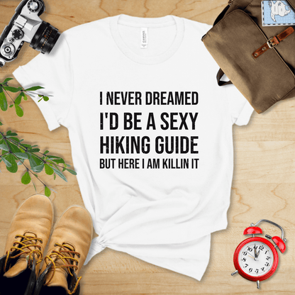 Printify T-Shirt White / S Sexy Hiking Guide Shirt