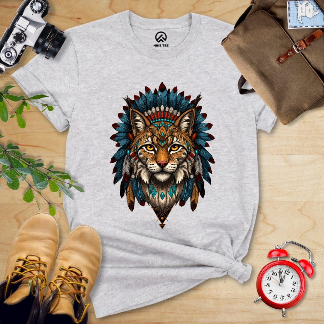 Hike Tee T-Shirt Athletic Heather / S Shamanic Wildcat Shirt