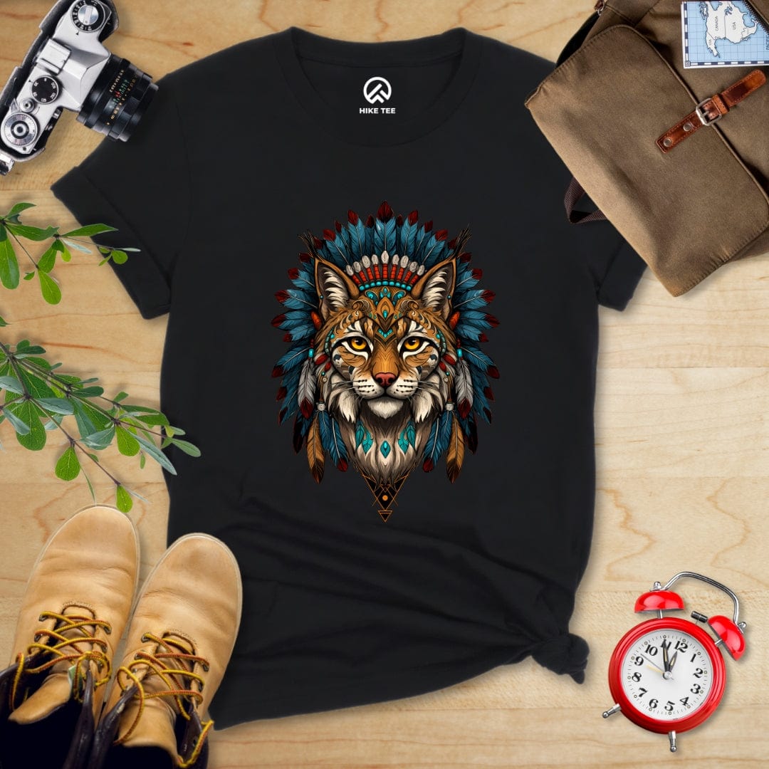 Hike Tee T-Shirt Black / S Shamanic Wildcat Shirt