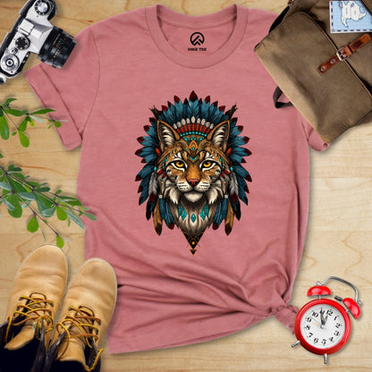 Hike Tee T-Shirt Heather Mauve / S Shamanic Wildcat Shirt