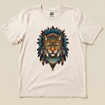 Shamanic Wildcat Shirt Hike Tee T-Shirt Natural / S