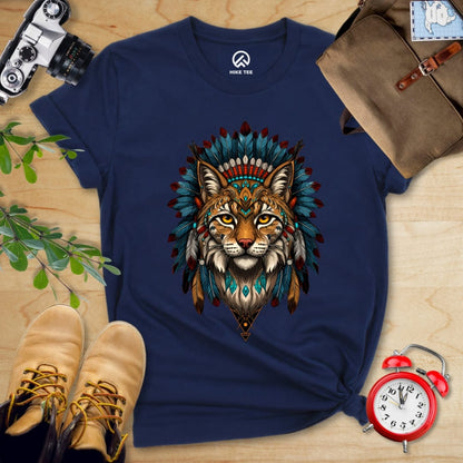 Hike Tee T-Shirt Navy / S Shamanic Wildcat Shirt