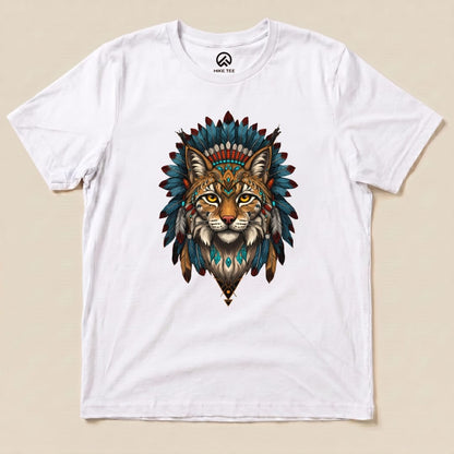 Shamanic Wildcat Shirt Hike Tee T-Shirt White / S