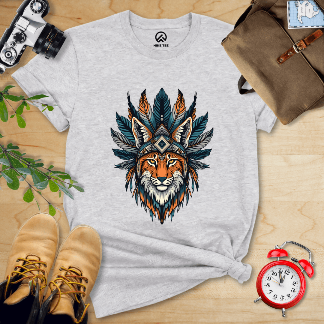 Hike Tee T-Shirt Athletic Heather / S Shamanic Wildcat