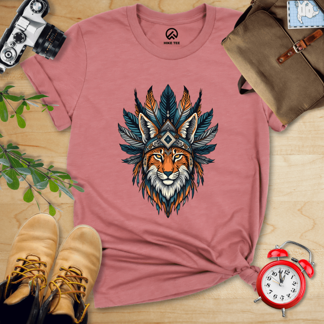 Hike Tee T-Shirt Heather Mauve / S Shamanic Wildcat