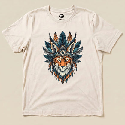 Shamanic Wildcat Hike Tee T-Shirt Natural / S