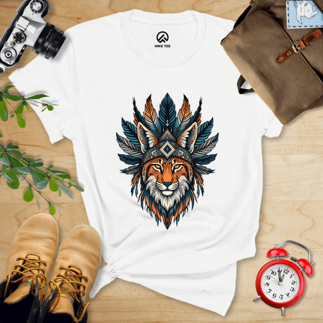 Hike Tee T-Shirt White / S Shamanic Wildcat
