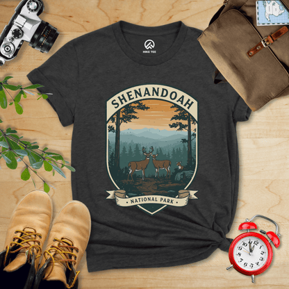 Hike Tee T-Shirt Dark Grey Heather / S Shenandoah Deers Shirt