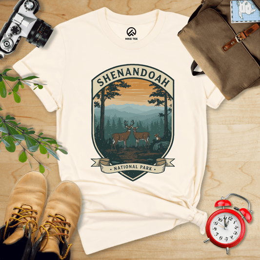Hike Tee T-Shirt Natural / S Shenandoah Deers Shirt