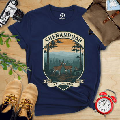 Hike Tee T-Shirt Navy / S Shenandoah Deers Shirt