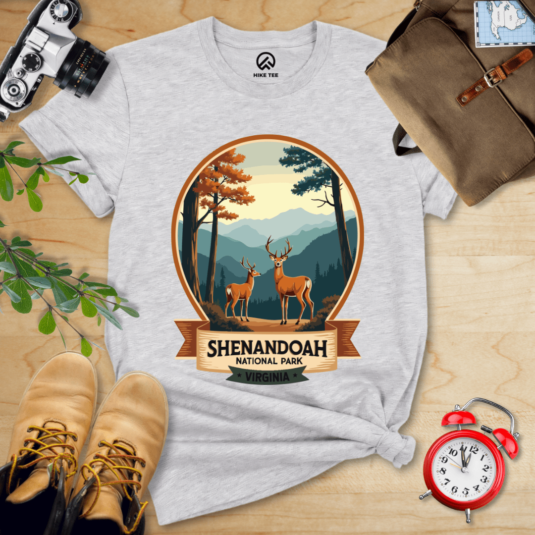 Hike Tee T-Shirt Athletic Heather / S Shenandoah National Park Shirt