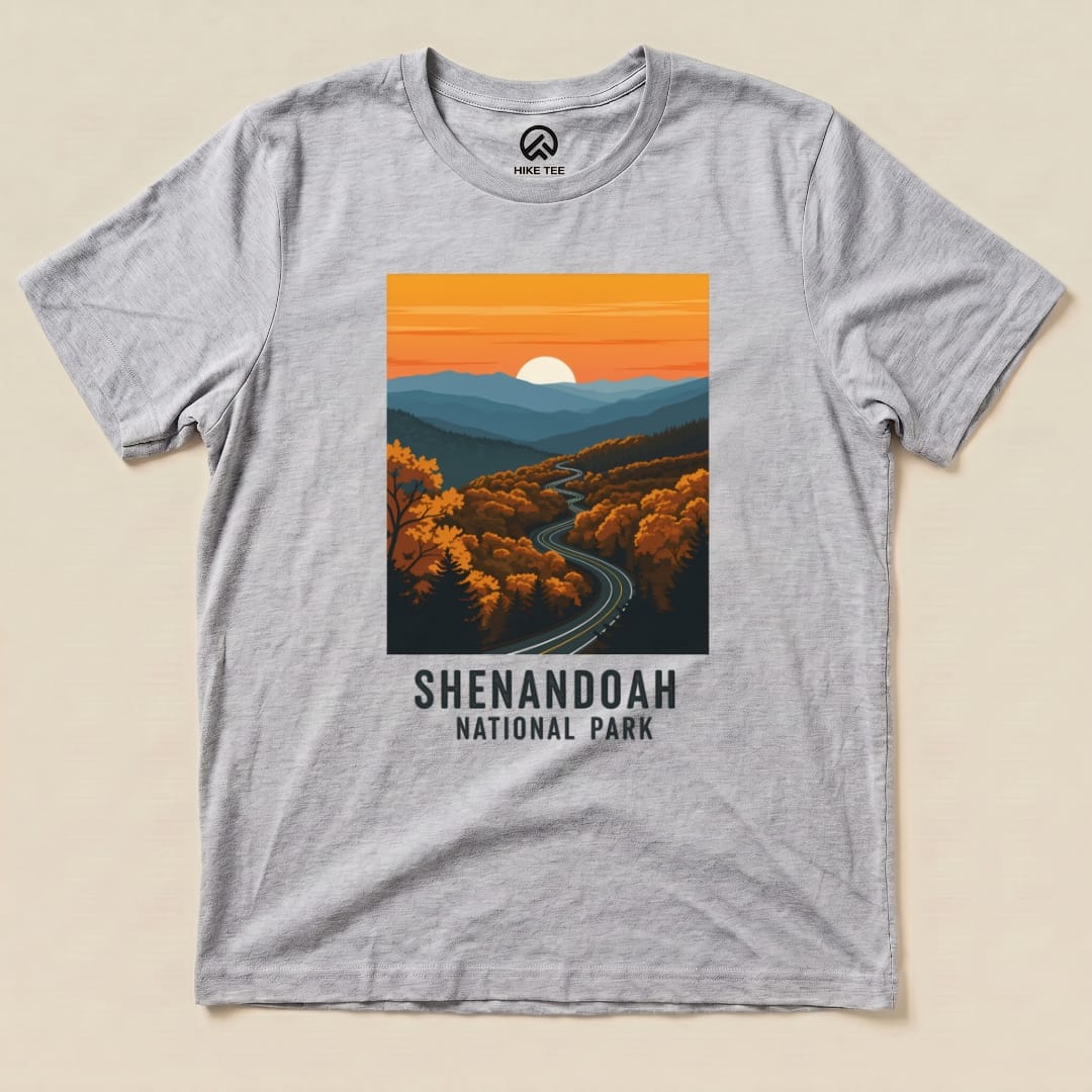 Hike Tee T-Shirt Athletic Heather / S Shenandoah National Park Shirt