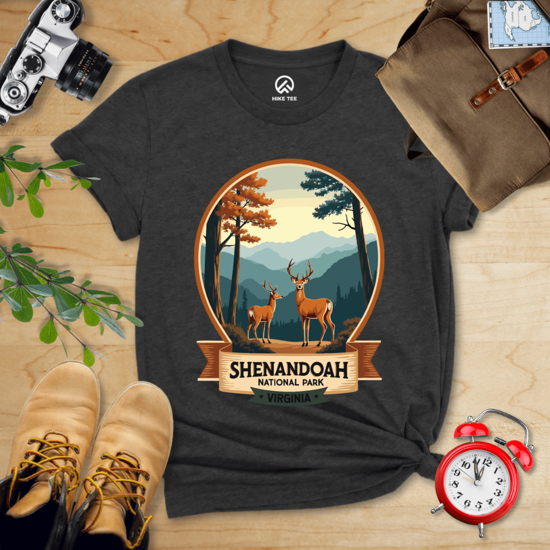 Hike Tee T-Shirt Dark Grey Heather / S Shenandoah National Park Shirt