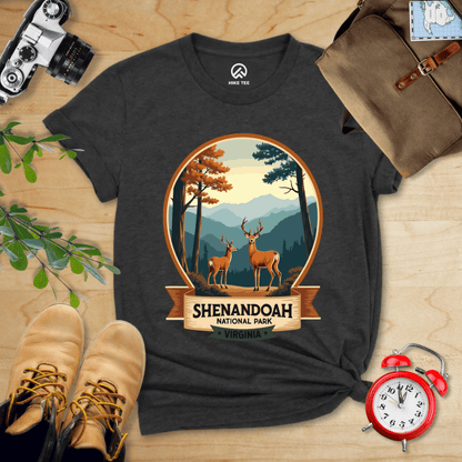 Hike Tee T-Shirt Dark Grey Heather / S Shenandoah National Park Shirt