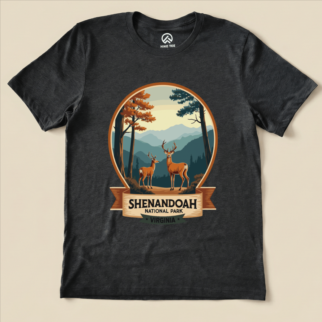Hike Tee T-Shirt Dark Grey Heather / S Shenandoah National Park Shirt