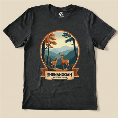 Hike Tee T-Shirt Dark Grey Heather / S Shenandoah National Park Shirt