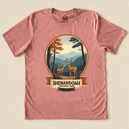 Hike Tee T-Shirt Heather Mauve / S Shenandoah National Park Shirt