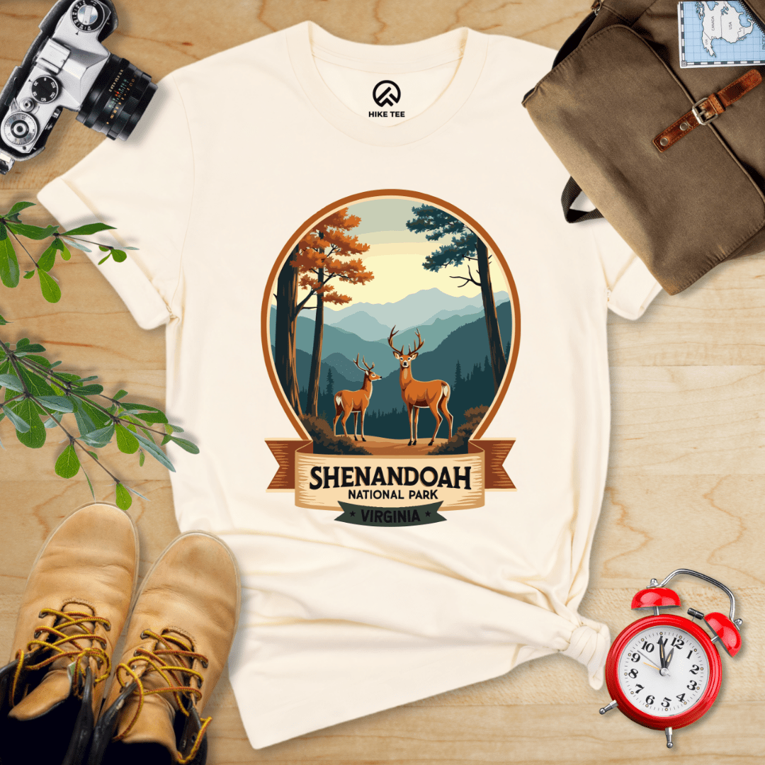 Hike Tee T-Shirt Natural / S Shenandoah National Park Shirt