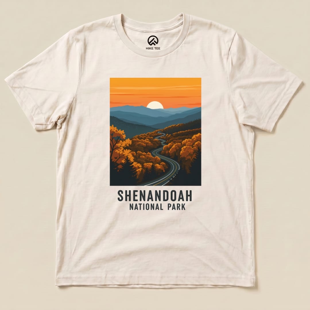 Hike Tee T-Shirt Natural / S Shenandoah National Park Shirt