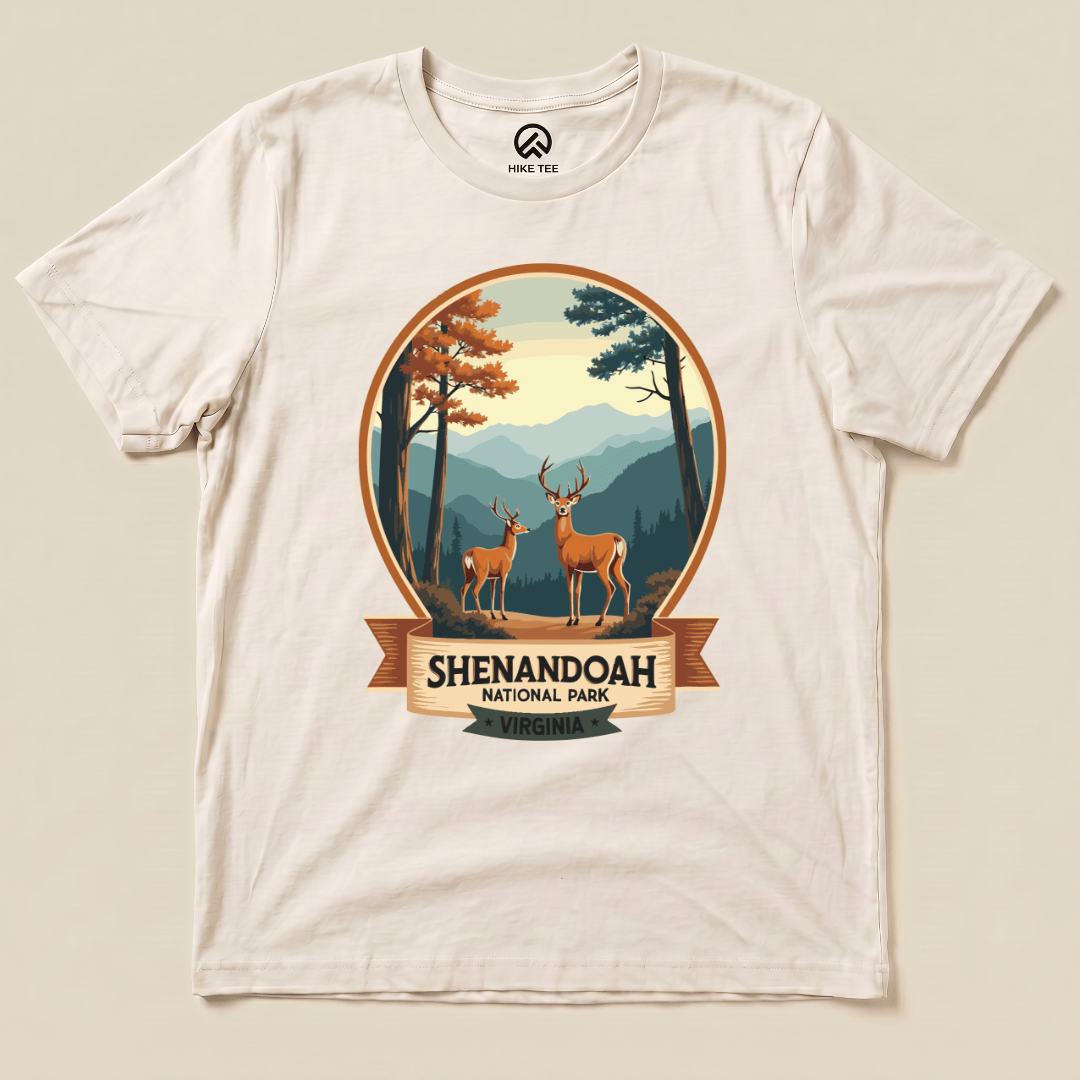 Hike Tee T-Shirt Natural / S Shenandoah National Park Shirt