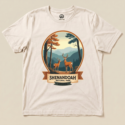Hike Tee T-Shirt Natural / S Shenandoah National Park Shirt