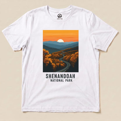 Hike Tee T-Shirt White / S Shenandoah National Park Shirt