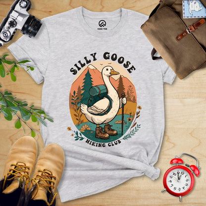 Hike Tee T-Shirt Athletic Heather / S Silly Goose Hiking Shirt