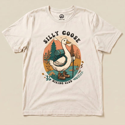 Hike Tee T-Shirt Natural / S Silly Goose Hiking Shirt