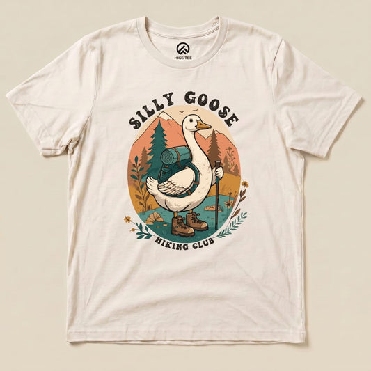 Hike Tee T-Shirt Natural / S Silly Goose Hiking Shirt