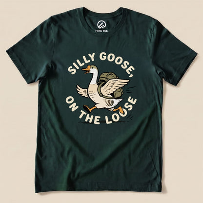 Hike Tee T-Shirt Forest / S Silly Goose On The Loose Shirt
