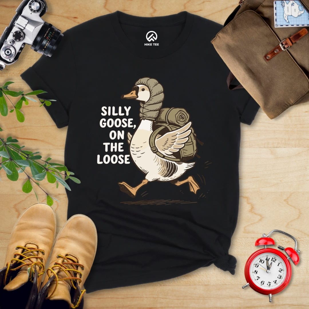 Hike Tee T-Shirt Black / S Silly Goose Shirt