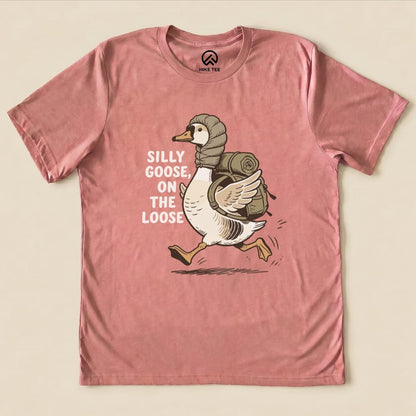 Hike Tee T-Shirt Heather Mauve / S Silly Goose Shirt