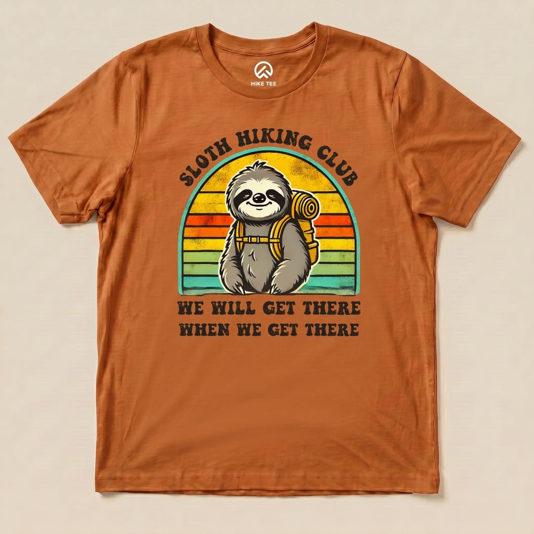 Hike Tee T-Shirt Autumn / S Sloth Hiking club Shirt