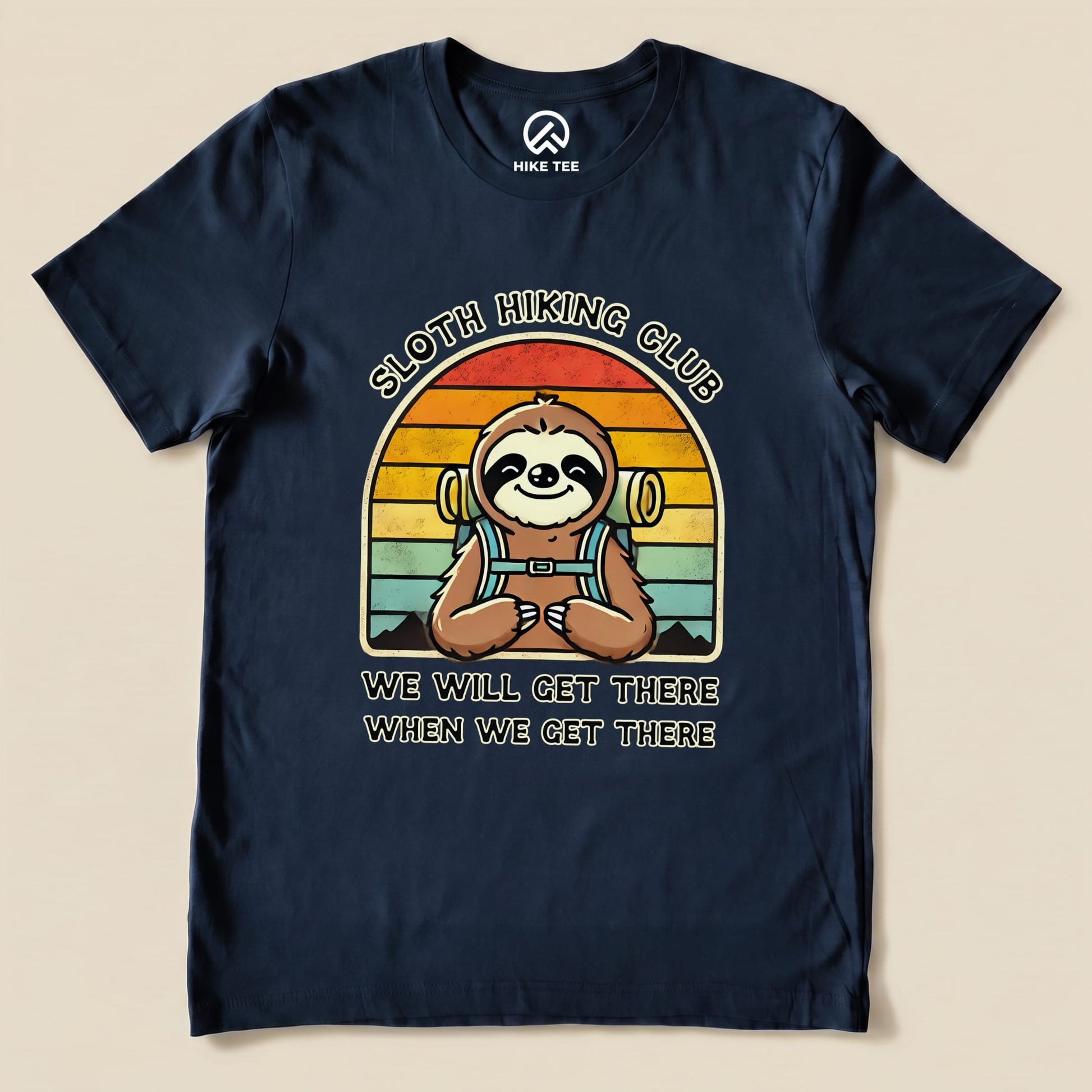 Hike Tee T-Shirt Navy / S Sloth Hiking Club Shirt