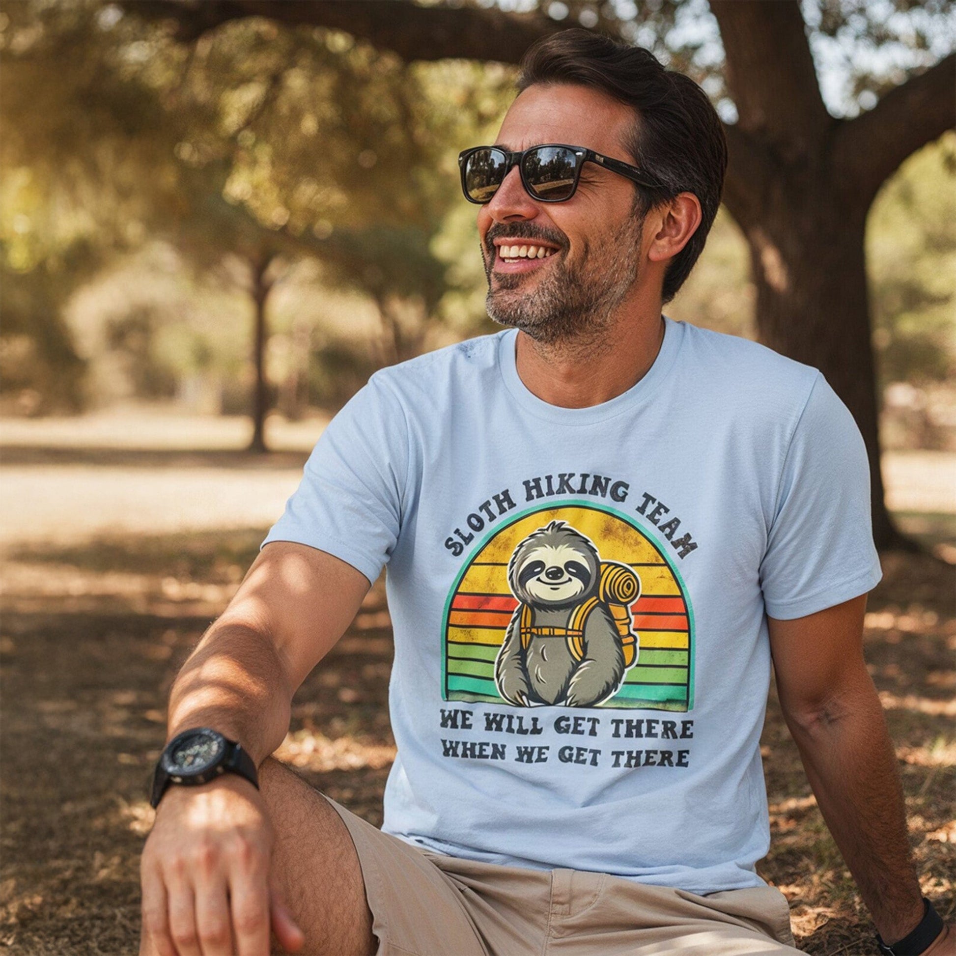 Hike Tee T-Shirt Sloth Hiking Team Shirt