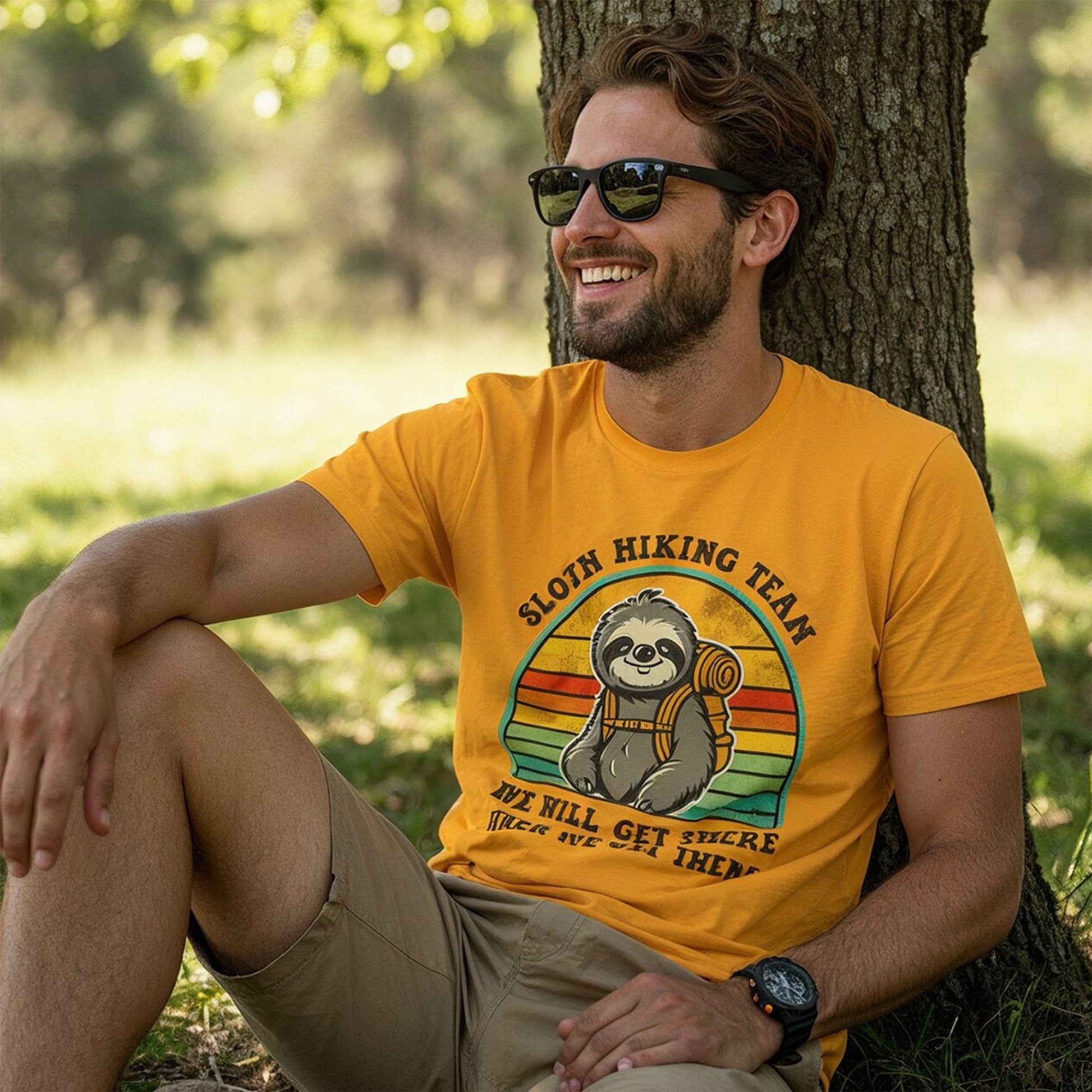 Hike Tee T-Shirt Sloth Hiking Team Shirt