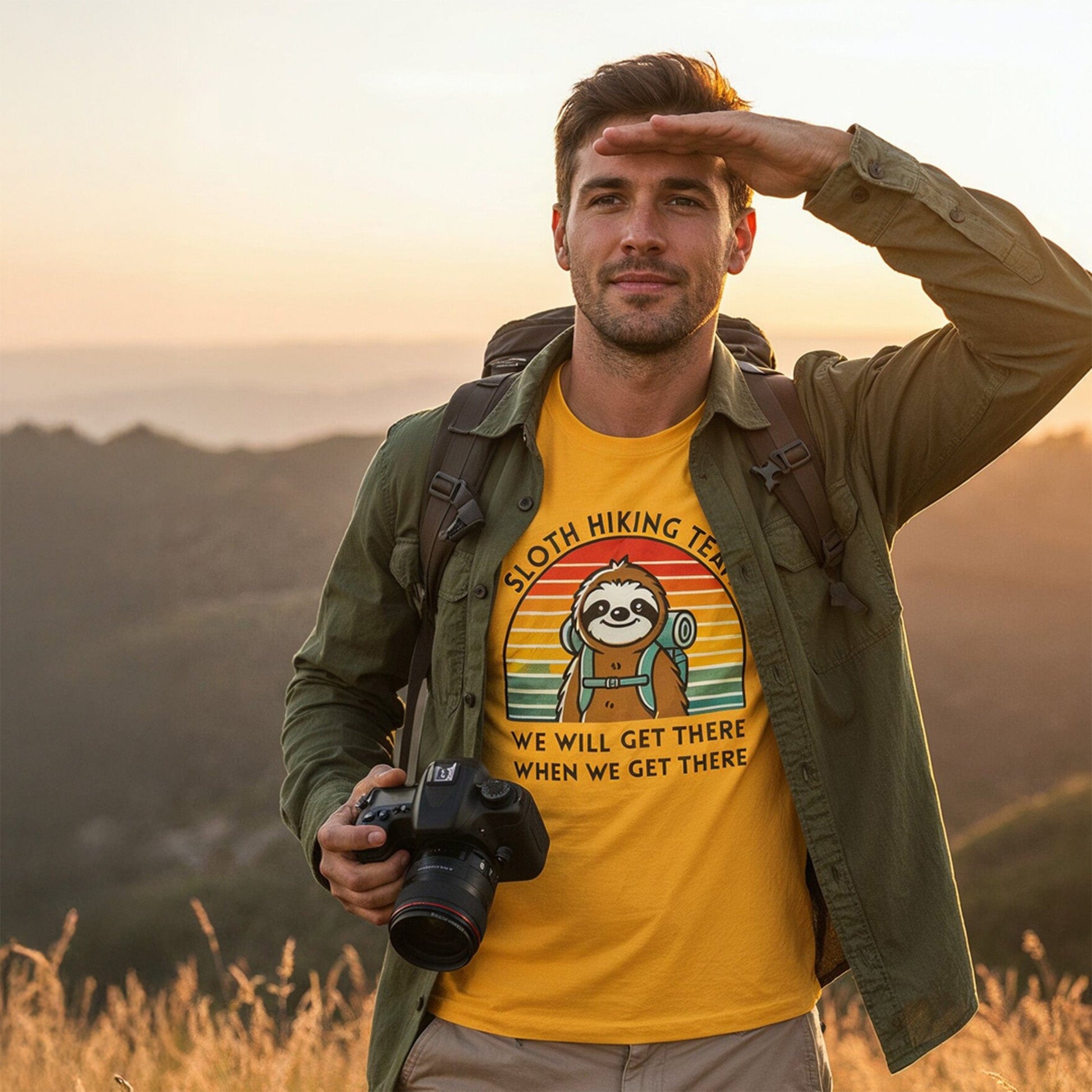 Hike Tee T-Shirt Sloth Hiking Team Shirt