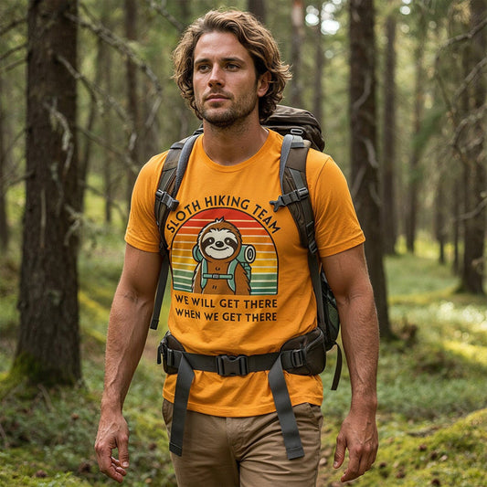 Hike Tee T-Shirt Sloth Hiking Team Shirt