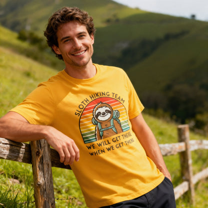 Hike Tee T-Shirt Sloth Hiking Team Shirt