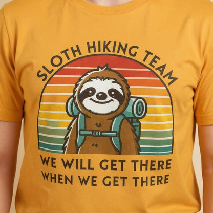 Hike Tee T-Shirt Sloth Hiking Team Shirt