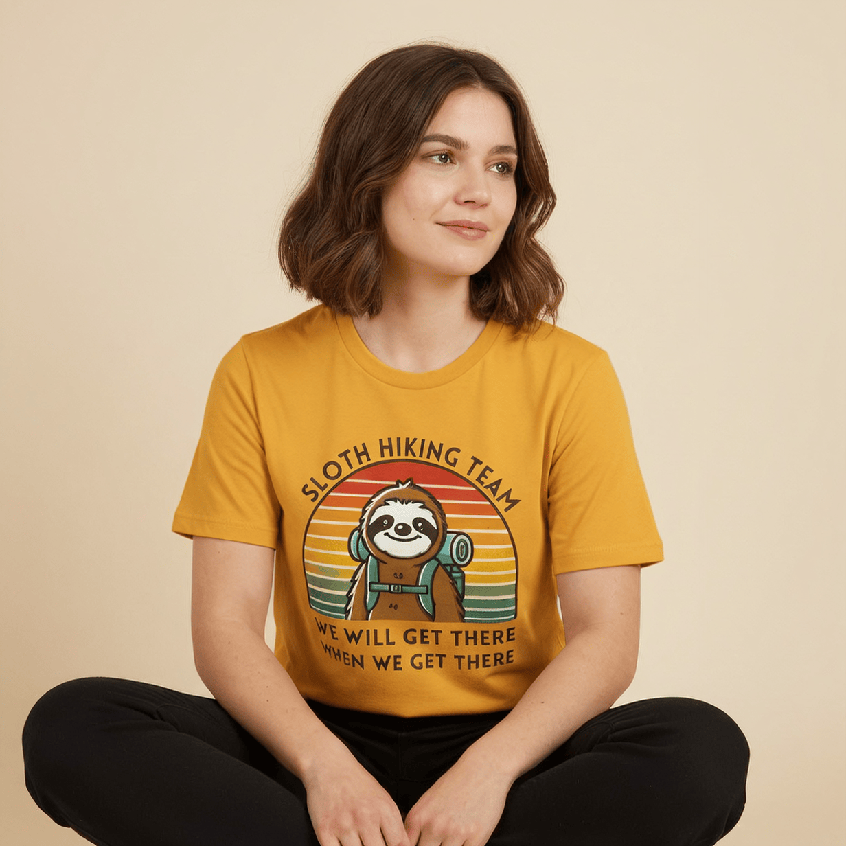 Hike Tee T-Shirt Sloth Hiking Team Shirt