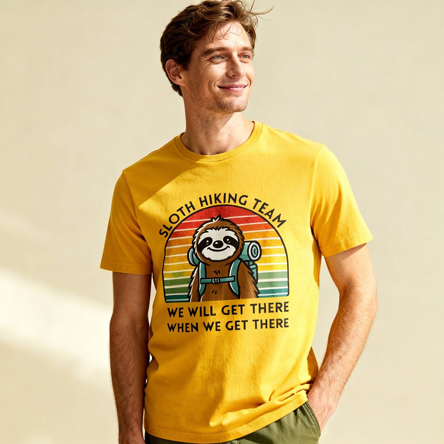 Hike Tee T-Shirt Sloth Hiking Team Shirt