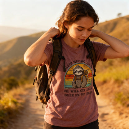 Hike Tee T-Shirt Sloth Hiking Team Shirt
