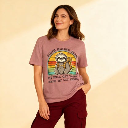 Hike Tee T-Shirt Sloth Hiking Team Shirt