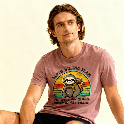 Hike Tee T-Shirt Sloth Hiking Team Shirt