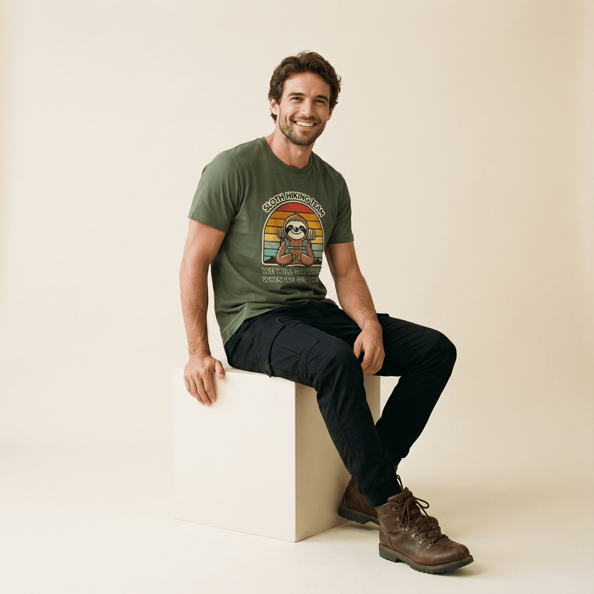 Hike Tee T-Shirt Sloth Hiking Team Shirt