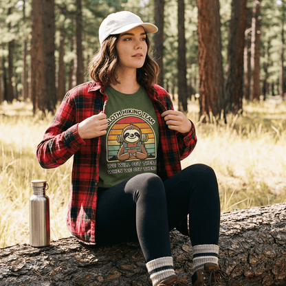 Hike Tee T-Shirt Sloth Hiking Team Shirt